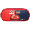 BAGTROTTER Trousse scolaire 2 compartiments Disney Cars Rouge et bleu