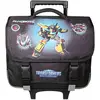 Cartable à roulettes - Transformers - 38 cm - Noir - Zippée - Pour Gar...