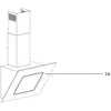 Beko Surface en verre d'origine - Hotte (9197060898 BEKO)