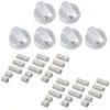 Boutons de Four Universels - SOS Accessoire - Lot de 6 - Argent - 30 A...