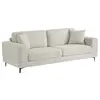VENTE-UNIQUE Canapé 3 places en tissu texturé beige JAMOLO