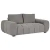 VENTE-UNIQUE Canapé 3 places en tissu gris BERENIA