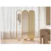VENTE-UNIQUE Paravent miroir art déco en métal - 3 pans - L. 117 x H. 175cm - Doré - MAVICA