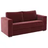 VENTE-UNIQUE Canapé 3 places convertible express en tissu chenille bor...