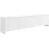Meuble TV avec 4 portes - Blanc - NALYRA de Maison Céphy