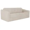 VENTE-UNIQUE Canapé 4 places convertible express en tissu texturé beig...