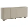 Buffet avec 4 portes - Taupe - BRISTANA