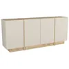 Buffet avec 4 portes - Beige et naturel clair - JEYANI