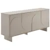 Buffet avec 4 portes - Beige - DELORINA