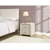Lot 2 tables de chevet avec 2 tiroirs - Beige - SELORINA