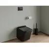 Plaque de commande pour WC avec double touche - Noir - OPULUS