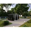 Abri de jardin métal en acier galvanisé gris 8 m² - MANSO