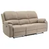 VENTE-UNIQUE Canapé 3 places relax en microfibre taupe BRODY