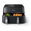 Friteuse Electrique sans huile Philips Airfryer NA351/00 - Double cuve...