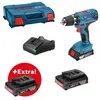 Perceuse-visseuse Bosch Professional gsr 18V-21 + 3 batteries 2,0Ah + ...