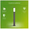 Lampadaire d'extérieur Philips utrecht - Anthracite - 20W - Résistant ...