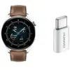 Montre connectée avec adaptateur 5V2A Type C Huawei Watch 3 Classic - marron - TU