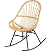Maisons du Monde Rotan schommelstoel