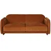 Maisons du Monde Canapé 3/4 places en velours coloris bronze effet vieilli