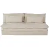Maisons du Monde Beige gerecycleerde stoffen slaapbank