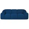 Maisons du Monde Zetel met 3 zitplaatsen, blauw