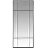 Maisons du Monde Zwarte metalen grote spiegel 70 x 170 cm