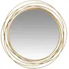 Maisons du Monde Ronde vergulde draadspiegel 91x94
