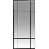 Maisons du Monde Zwarte metalen spiegel 50 x 110 cm