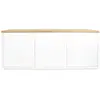 Maisons du Monde Witte dressoir, 3 deuren