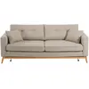 Maisons du Monde Scandinavische 3-4-zits slaapbank, beige