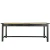 Maisons du Monde Metalen en mangohouten eetkamertafel L200