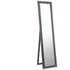 Maisons du Monde Grand miroir rectangulaire sur pied en bois de paulownia 40x168
