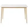 Maisons du Monde Bureau professionnel en hêtre massif blanc