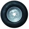 Roue complète remorque 500x10   4 trous 100 mm acier robuste