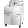 Casselin CFP132 friteuse Dubbel 26 l Vrijstaand 9900 W Frituurpan Roestvrijstaal