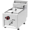 Friteuse Professionnelle gaz vanne de vidange 8 litres - Casselin