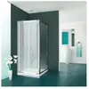 Paroi de douche fixe Rothalux EQUI 800mm x 1900mm verre Clair anticalc...