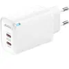 Akashi Chargeur Secteur Double USB-C GaN 45W