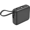 Akashi Batterie de Secours avec câbles USB-C et Lightning intégrés - 1...