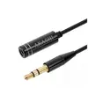 AKASHI Cable Audio Stereo Jack / Jack - 35Mm Male/Femelle - Noir 1 Met...