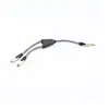 Dédoubeur Jack Stéréo 3.5 mm JVC Noir et blanc