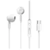 Kit Piéton écouteurs filaires WeFix USB Type-C Blanc