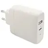Accsup Chargeur secteur pour tablette et smartphone Blanc + Câble USB-C 1 m