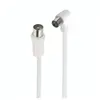 Câble antenne coaxial coudé Accsup 2 m Blanc