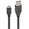 Câble Accsup Micro USB Mâle vers USB-A Mâle 3 m Noir