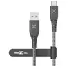 Câble renforcé Wefix Pro USB-C vers USB-C 240 W 2 m Gris