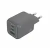 Chargeur secteur Wefix Pro GaN 65 W 2 ports USB-C + USB-A Gris