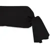 Taie de traversin en coton 57 fils 45x135 cm UNI noir par Soleil docre