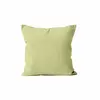 Soleil d'ocre Coussin déhoussable 40x40 cm Alix Vert Citron