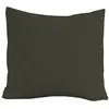 Coussin décoratif lin coton 45x45 cm LINO kaki par Soleil dOcre